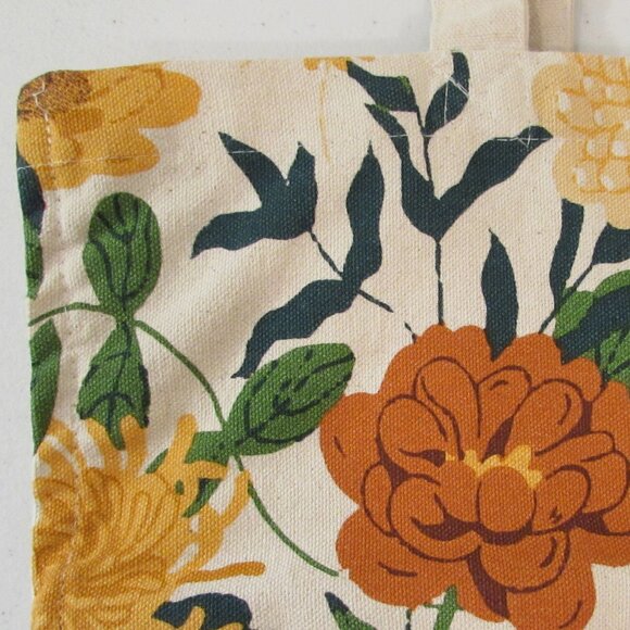 Go Eco Ciroa Floral Cotton Canvas Large Tote - Picture 7 of 13